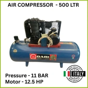 Air Compressor 500 Ltr 12.5 HP