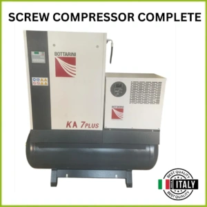 Screw Compressor Complete 270 LTR Tank + Dryer