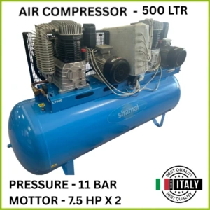 Air Compressor 500 LTR 15 HP 3 Phase