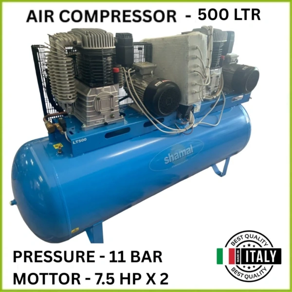 Air Compressor 500 LTR 15 HP 3 Phase