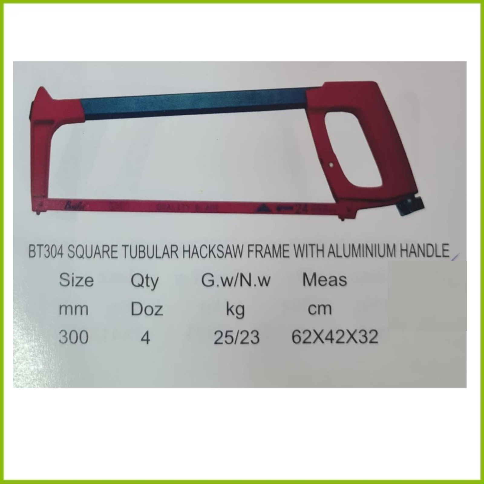 Hack Saw Frame