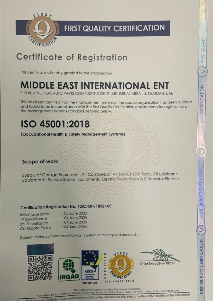 ISO 45001:2018