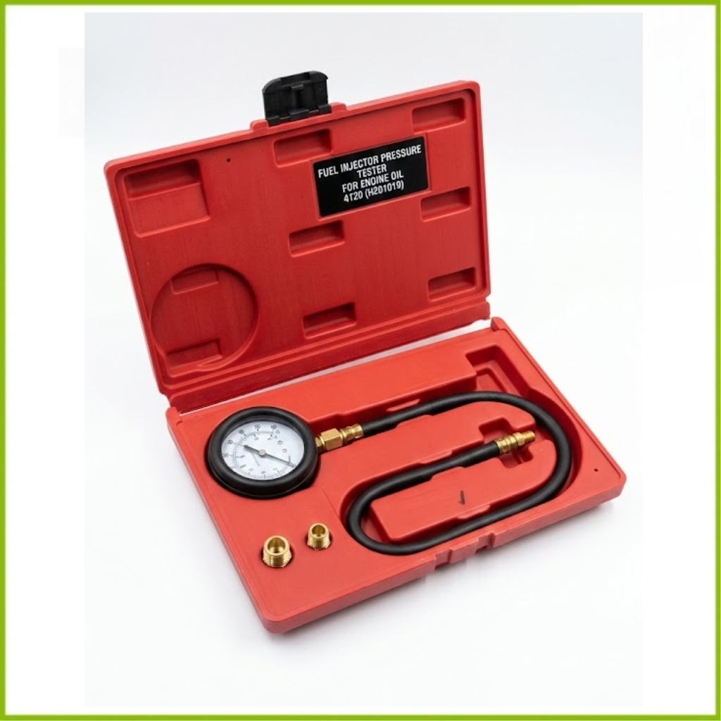 FUEL INJECTOR PRESSURE TESTER FOR ENGINE OIL