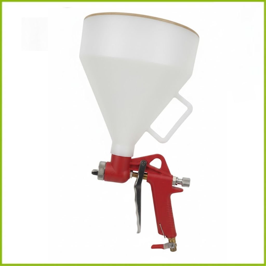 Air Texture Spray Gun Aluminum Upper Tank