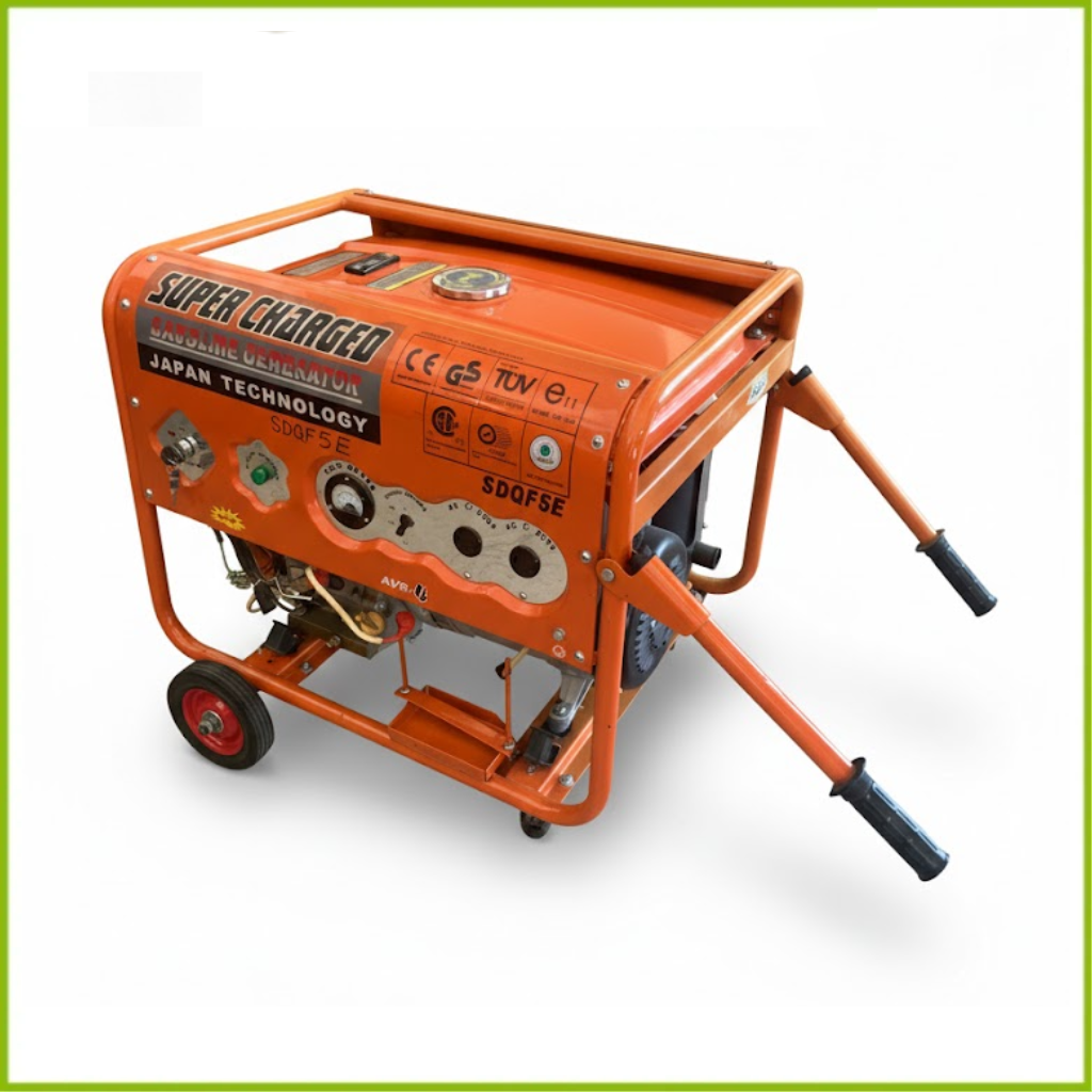 Petrol Generator 5 KW Battery & Manual Operated