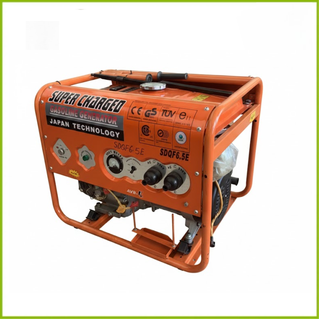 Petrol Generator 6.5 KW Battery & Manual Operated